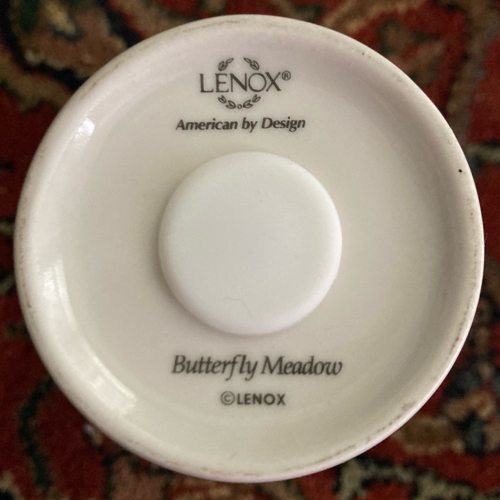 Coffee Mug LENOX Travel Mug BUTTERFLY MEADOWS Coffee Tea Cup DOUBLE WALL Mug Tea - Picture 5 of 13